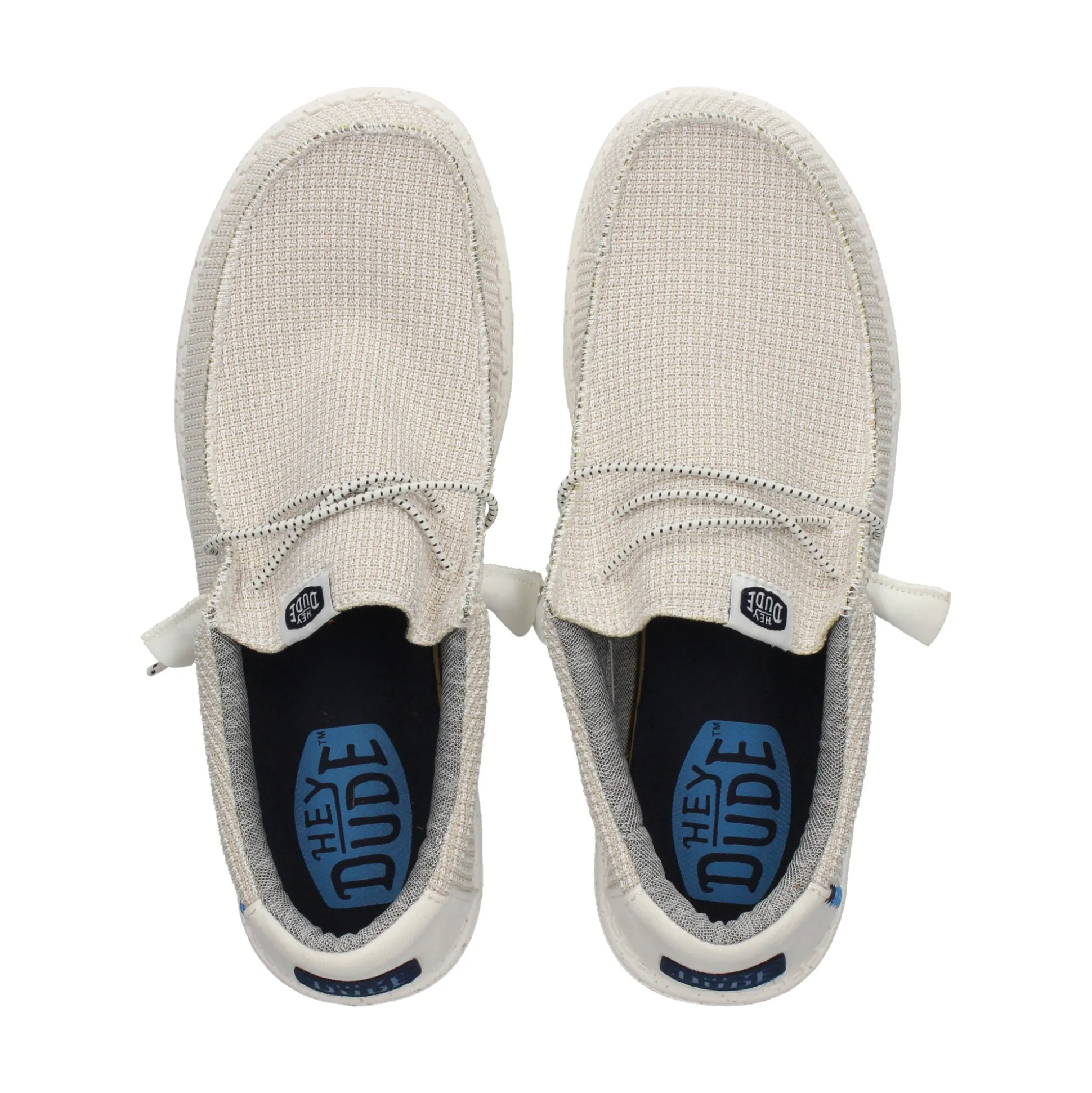 HEY DUDE Zapatillas de Hombre WALLY SPORT MESH 100 BLANCO