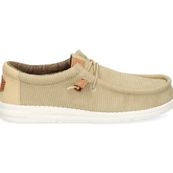 HEY DUDE Zapatillas de Hombre WALLY CORDUROY 265 TAN