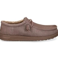 HEY DUDE Zapatillas de Hombre WALLY STRETCH 0PO DEEP TAUPE