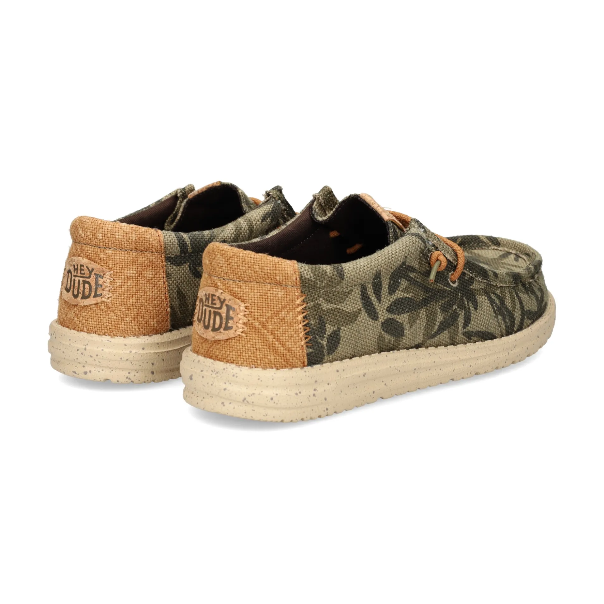 HEY DUDE Zapatillas de Hombre WALLY PALM 3ZX BURNT/GINGE