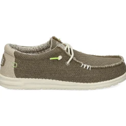 HEY DUDE Zapatillas de Hombre WALLY BRAIDED 2BS FOSSIL