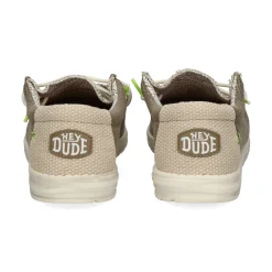 HEY DUDE Zapatillas de Hombre WALLY BRAIDED 2BS FOSSIL