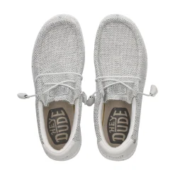 HEY DUDE Zapatillas de Hombre WALLY SOX 1KA STONE WHITE