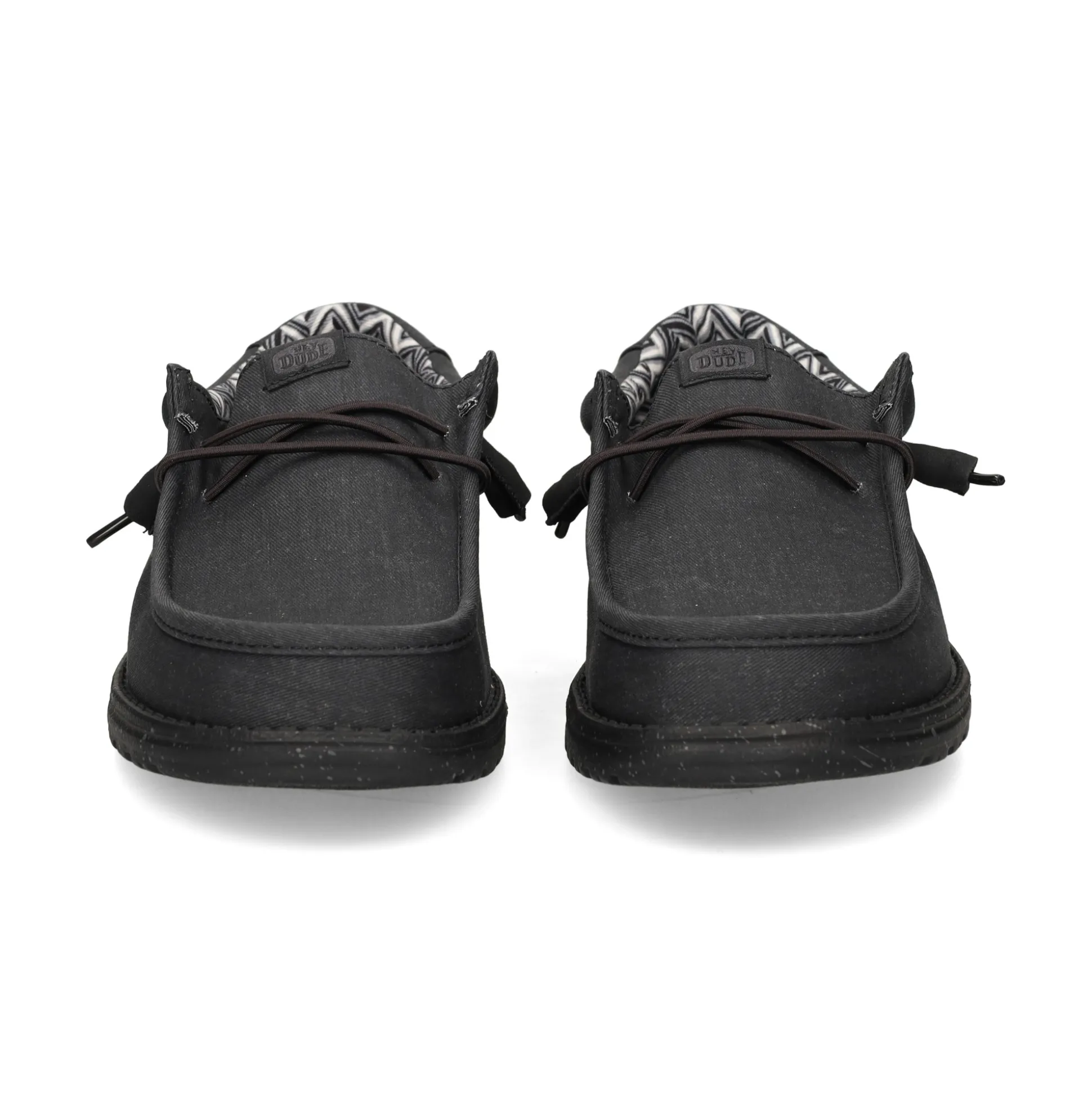 HEY DUDE Zapatillas de Hombre WALLY STRETCH 060 BLACK/BLACK