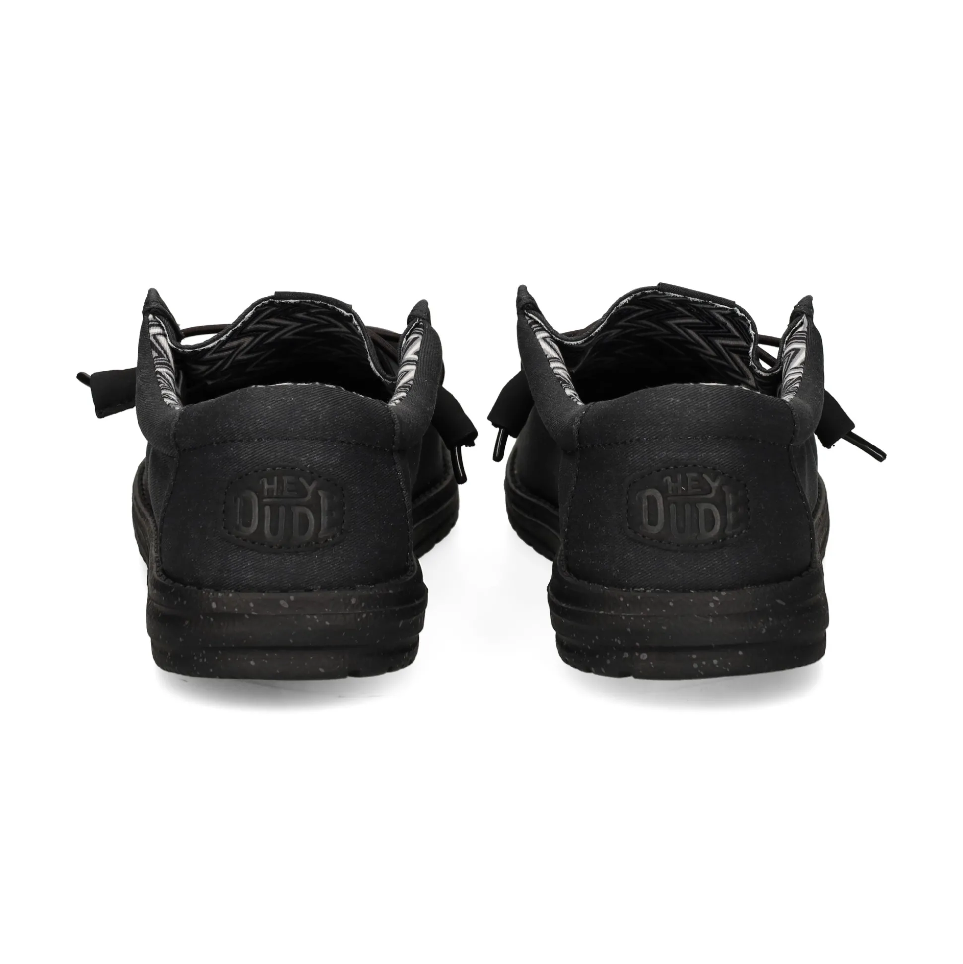 HEY DUDE Zapatillas de Hombre WALLY STRETCH 060 BLACK/BLACK