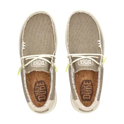 HEY DUDE Zapatillas de Hombre WALLY BRAIDED 2BS FOSSIL