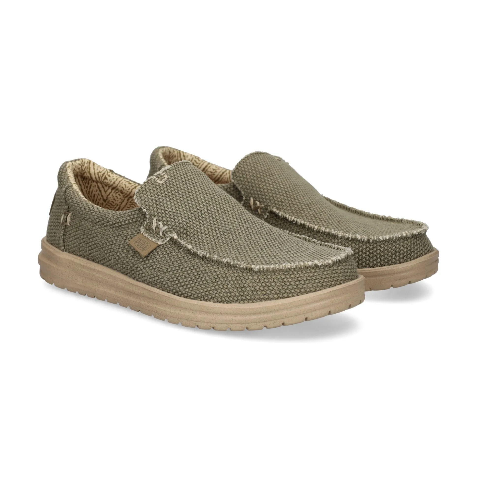 HEY DUDE Zapatillas de Hombre MIKKA BRAIDED 3VE ARMY
