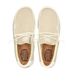 HEY DUDE Zapatillas de Hombre WALLY BRAIDED 1LB OFF WHITE