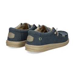 HEY DUDE Zapatillas de Hombre WALLY BRAIDED 4NM BLUE NIGHT