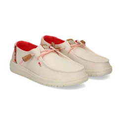 HEY DUDE Zapatillas de Mujer WENDY CHAMBRAY BOHO 106 NATURAL