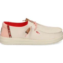 HEY DUDE Zapatillas de Mujer WENDY CHAMBRAY BOHO 106 NATURAL