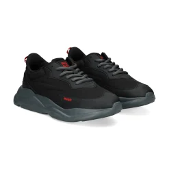 HUGO Zapatillas de Hombre Leon_Runn_nypu_N 016 Charcoal
