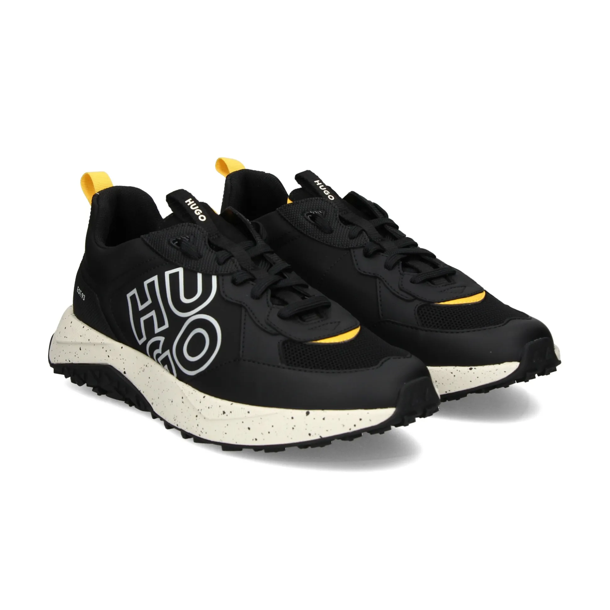 HUGO Zapatillas de Hombre Kane_Runn_lgny 001 NEGRO
