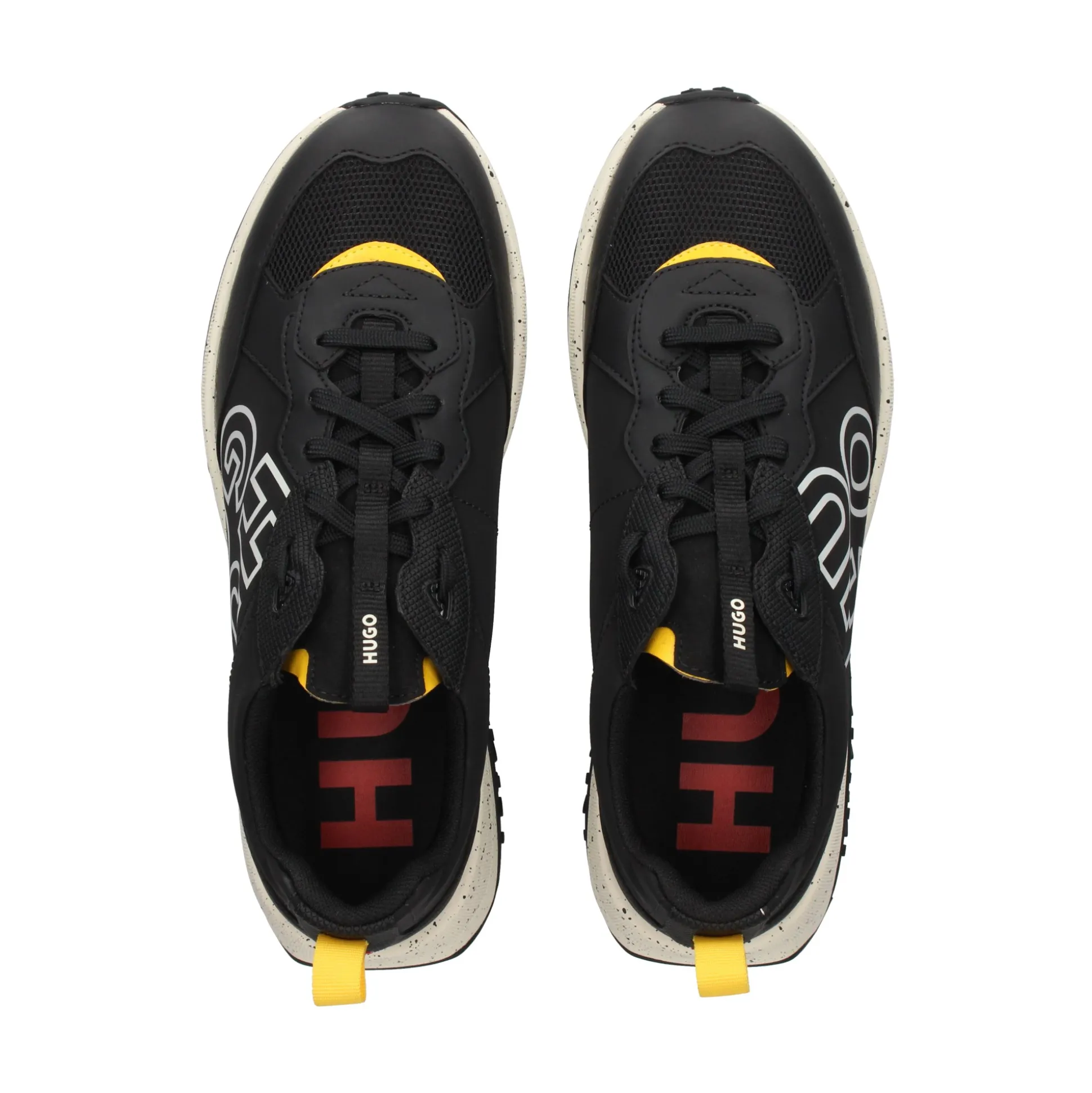 HUGO Zapatillas de Hombre Kane_Runn_lgny 001 NEGRO