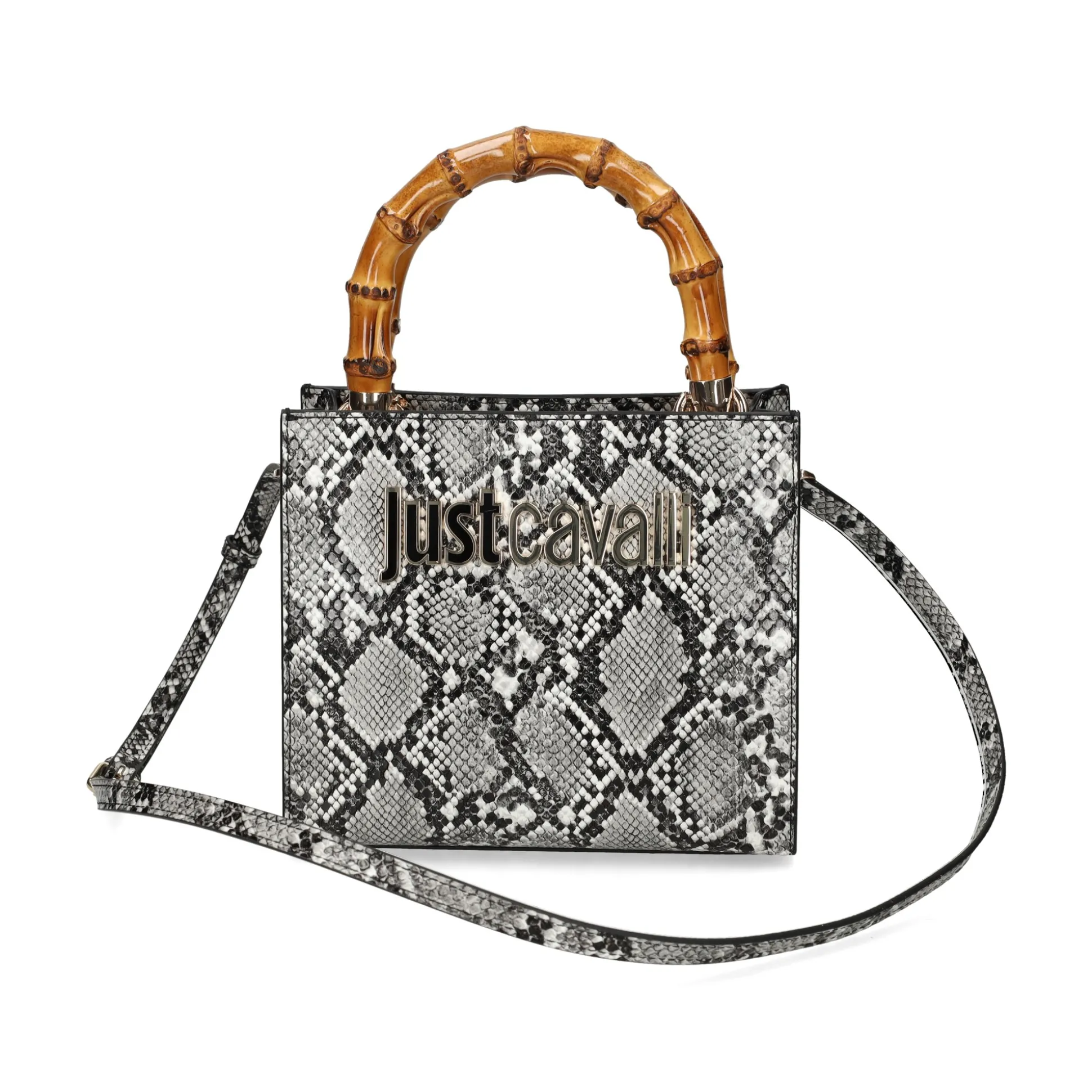 JUST CAVALLI Bolsos 80RA4BD2 L02 WHITE/BLACK