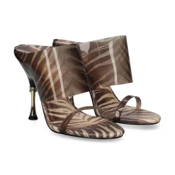 JUST CAVALLI Sandalias con tacón de Mujer 80RA3S48 R83 NATURAL PAL