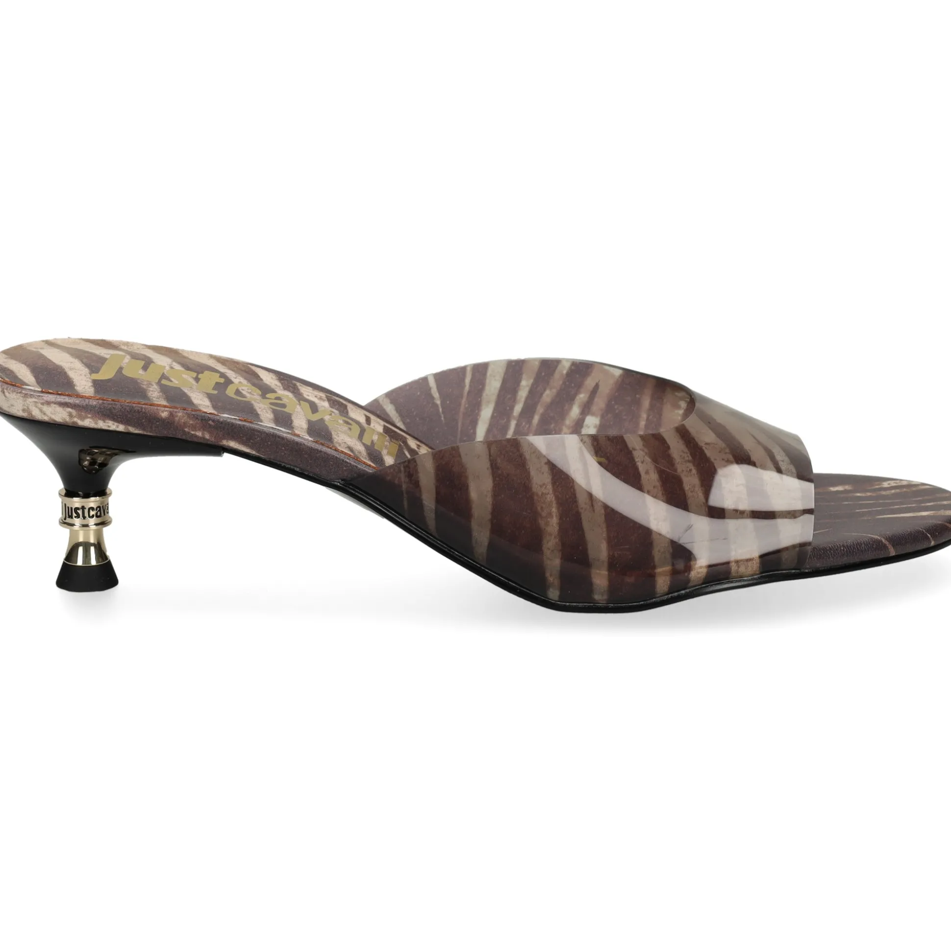 JUST CAVALLI Sandalias con tacón de Mujer 80RA3S61 R83 NATURAL PAL