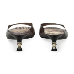 JUST CAVALLI Sandalias con tacón de Mujer 80RA3S61 R83 NATURAL PAL