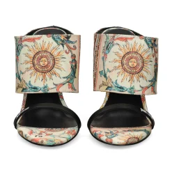 JUST CAVALLI Sandalias con tacón de Mujer 80RA3S49 R85 PERSIAN/TAR