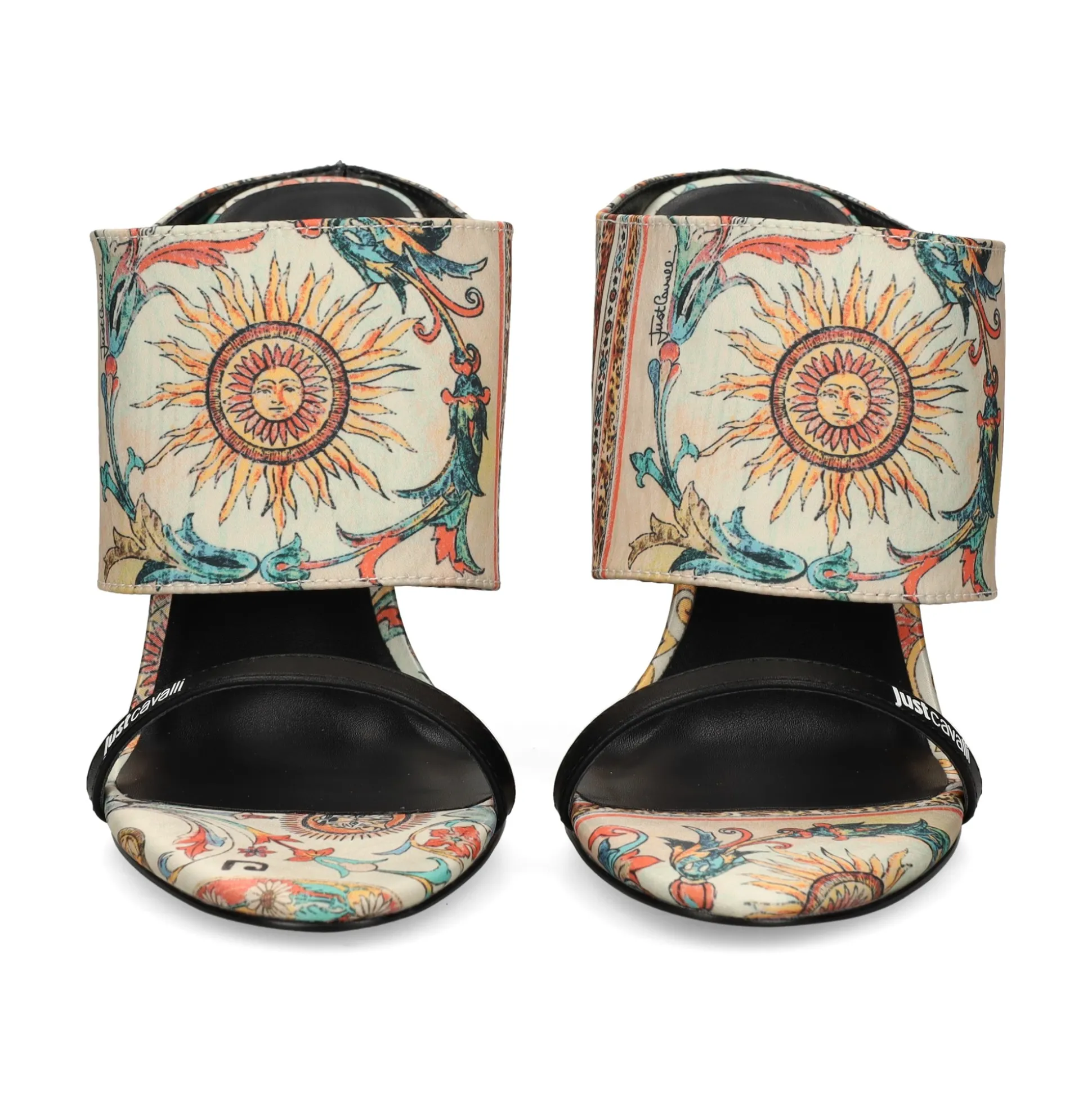 JUST CAVALLI Sandalias con tacón de Mujer 80RA3S49 R85 PERSIAN/TAR