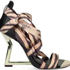 JUST CAVALLI Sandalias cuña de Mujer 78RA3S24 R41 NATURAL