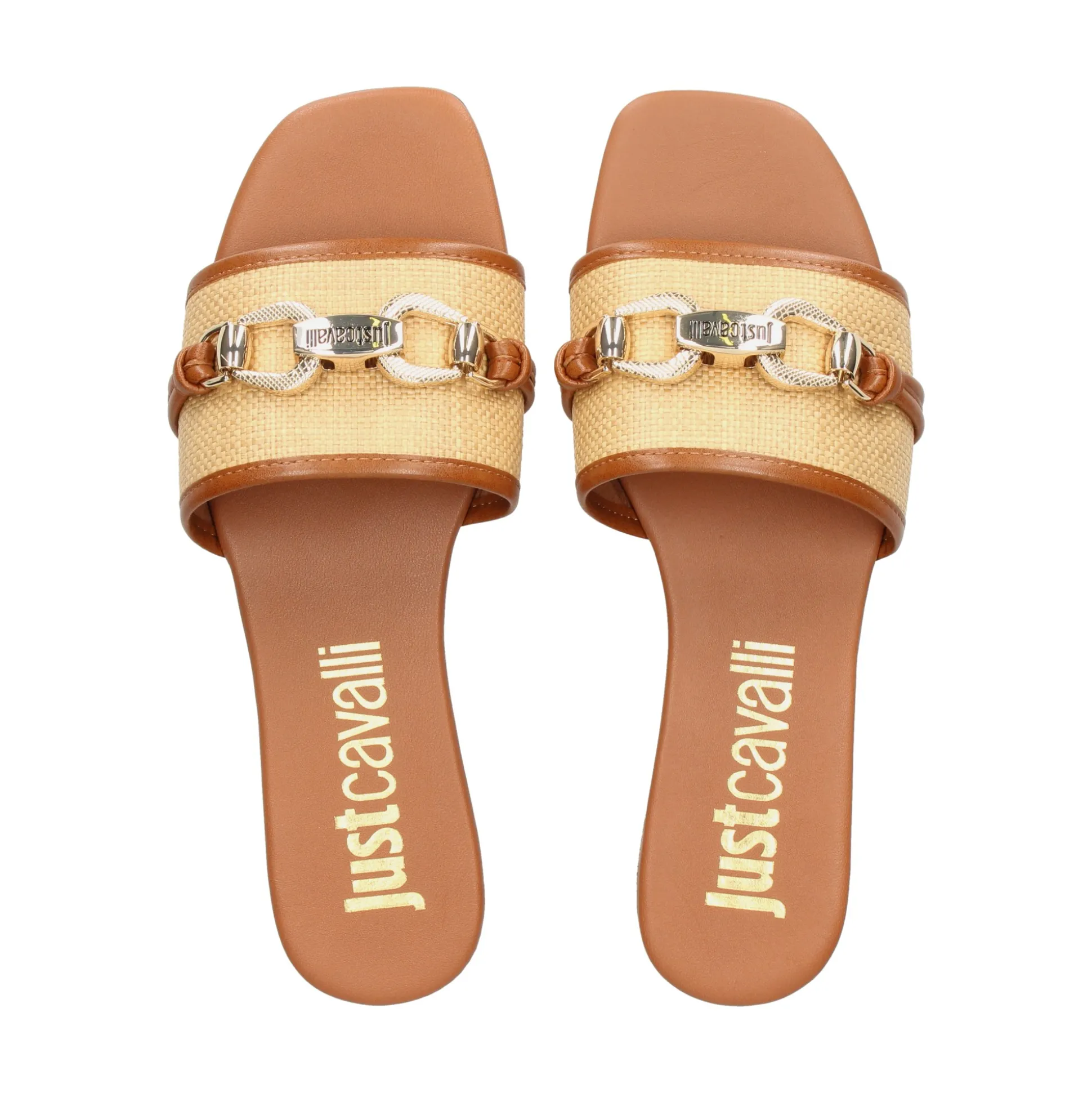 JUST CAVALLI Sandalias planas de Mujer 80RA3S81 766 PINK