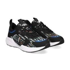 JUST CAVALLI Zapatillas de Hombre 76QA3SH8 LS1 BLACK/MULTI