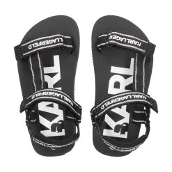 KARL LAGERFELD KIDS Sandalias, chanclas y albarcas de niña Z30001 09B NEGRO