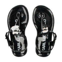 KARL LAGERFELD KIDS Sandalias, chanclas y albarcas de niña Z30370 09B NEGRO