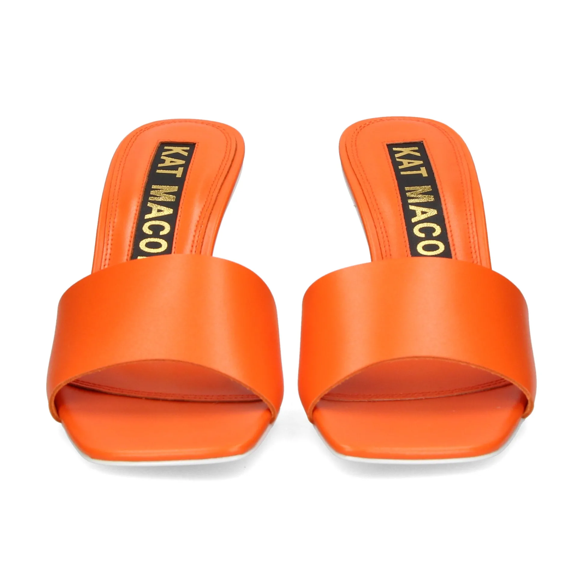 KAT MACONIE Sandalias con tacón de Mujer CHICHI-SORANGE NARANJA