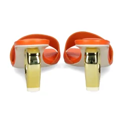 KAT MACONIE Sandalias con tacón de Mujer CHICHI-SORANGE NARANJA