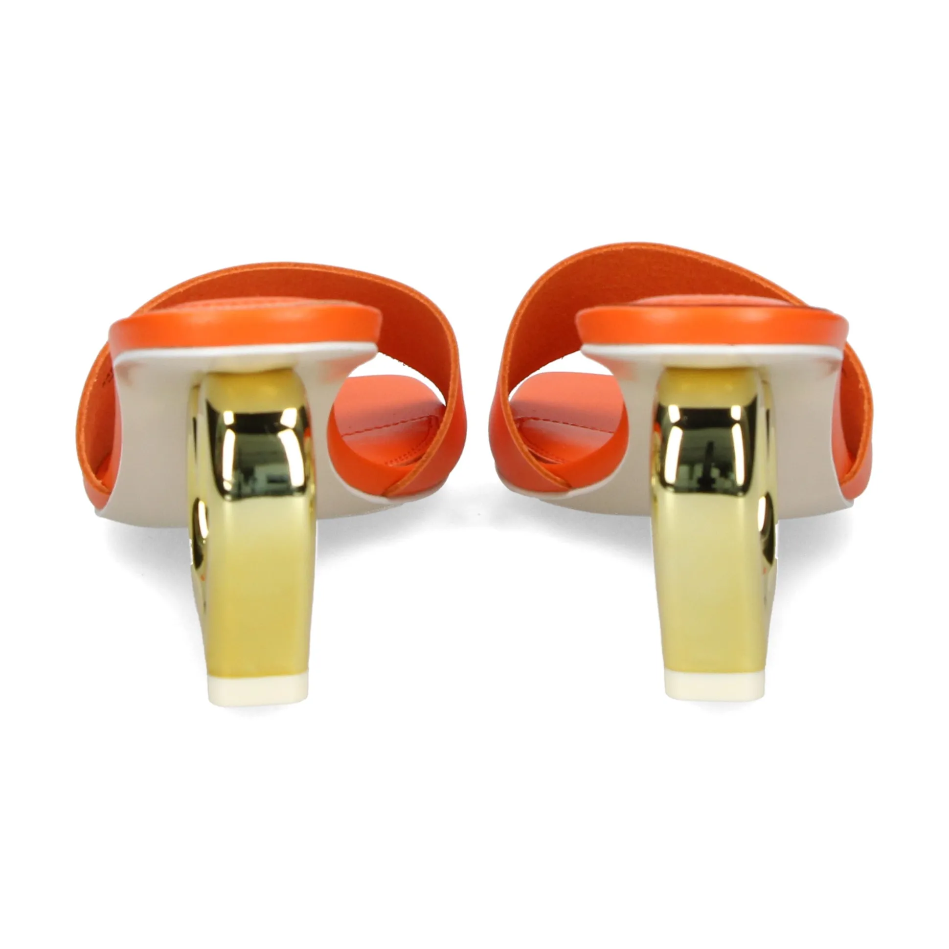 KAT MACONIE Sandalias con tacón de Mujer CHICHI-SORANGE NARANJA