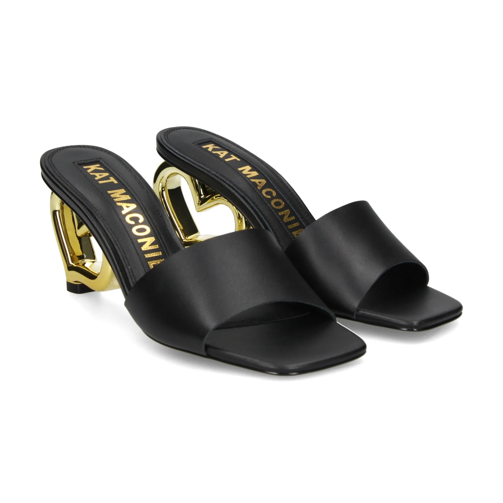 KAT MACONIE Sandalias con tacón de Mujer CHICHI NEGRO