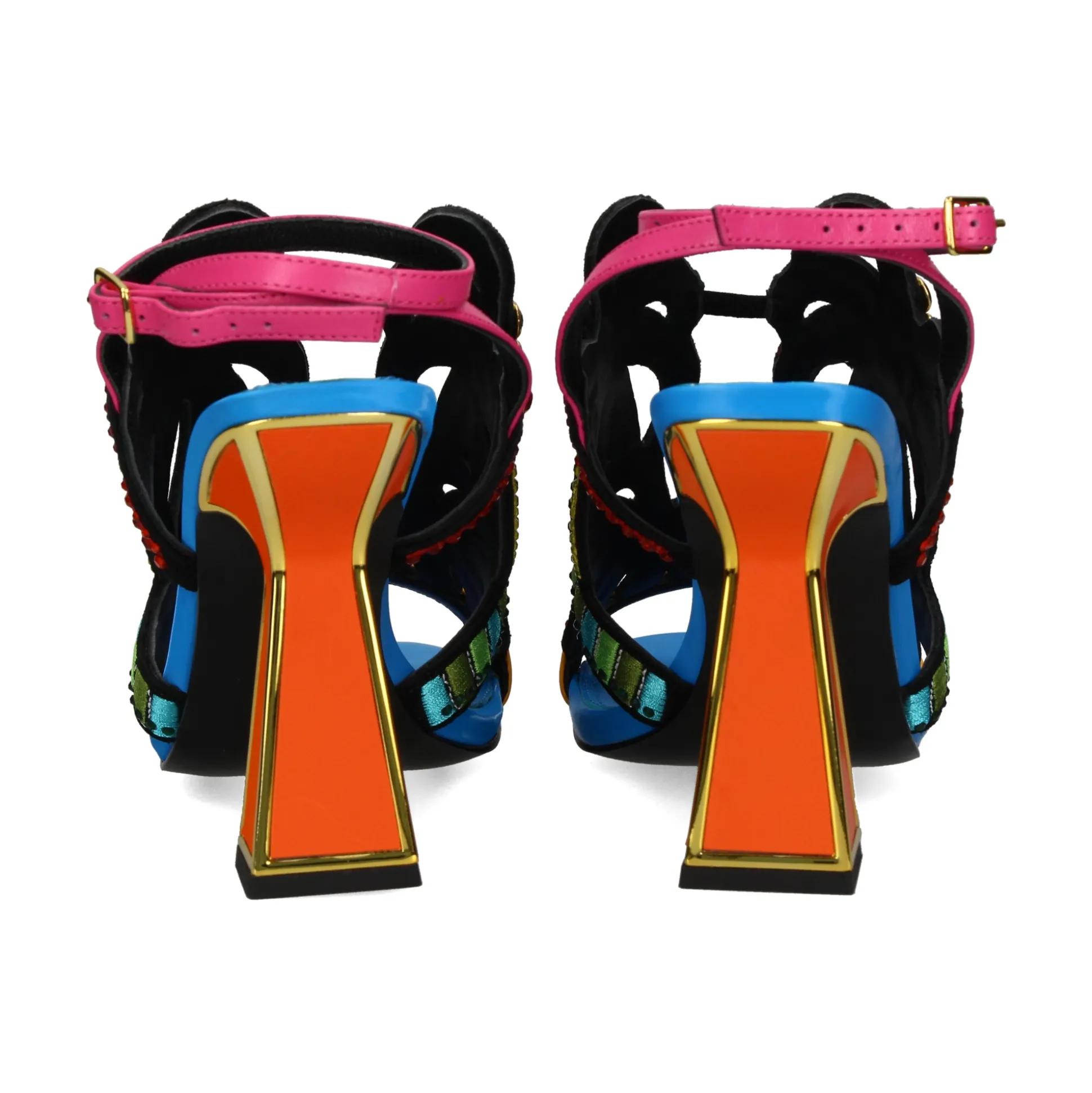 KAT MACONIE Sandalias con tacón de Mujer KIAWA MULTI BRIGHTS