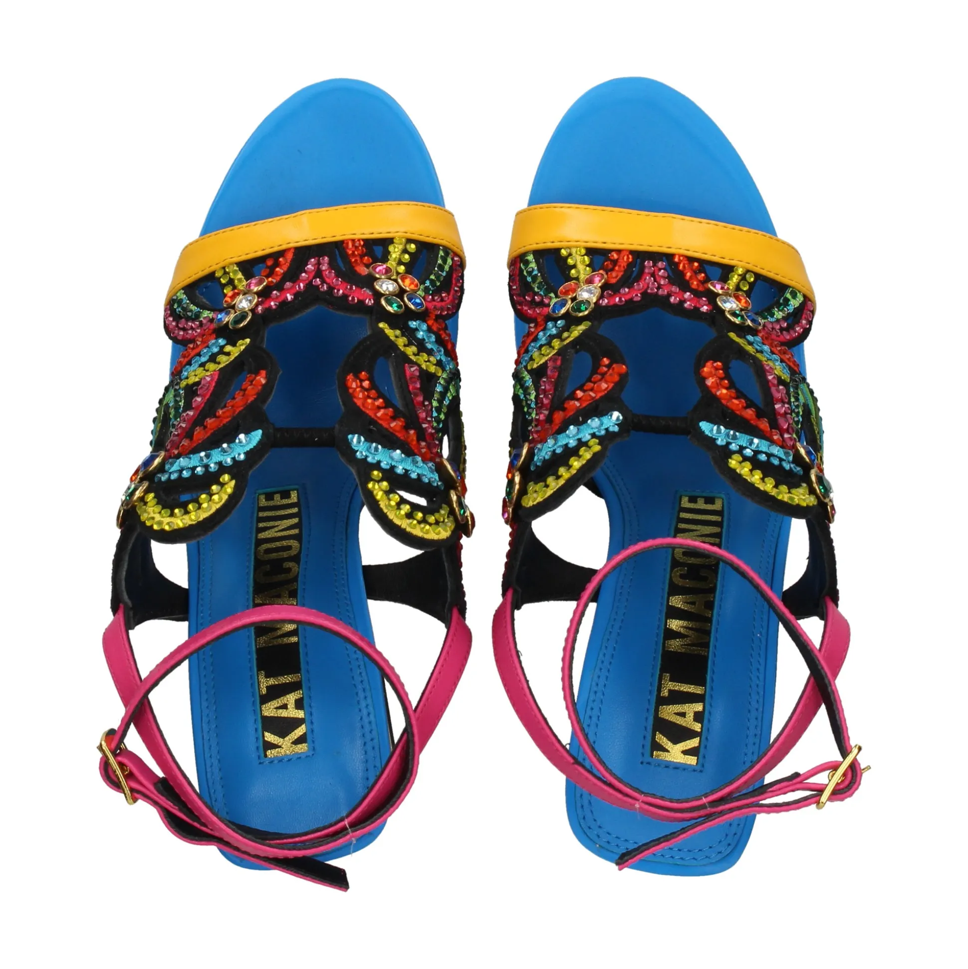 KAT MACONIE Sandalias con tacón de Mujer KIAWA MULTI BRIGHTS
