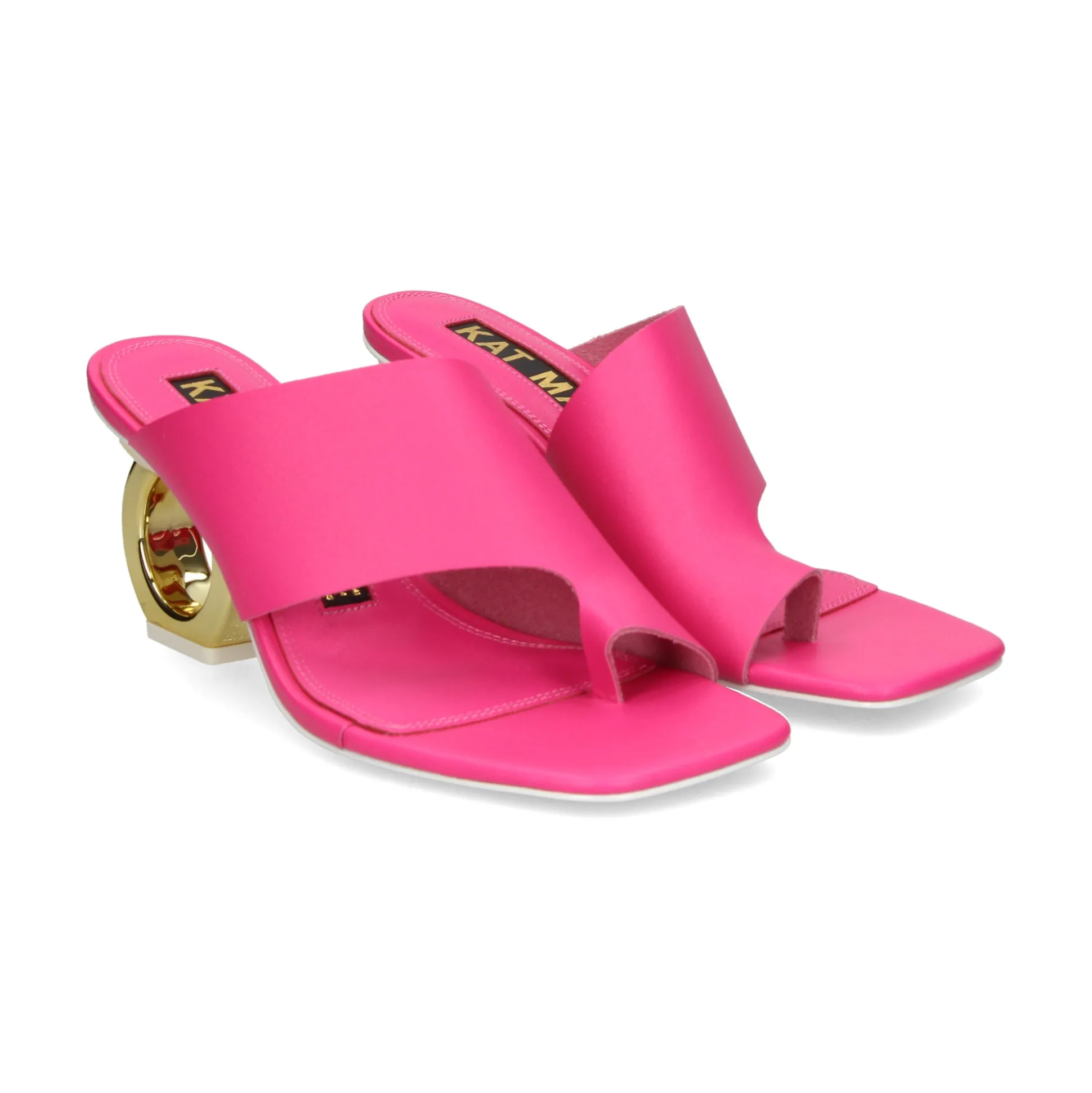 KAT MACONIE Sandalias con tacón de Mujer SIGRID FUCHSIA