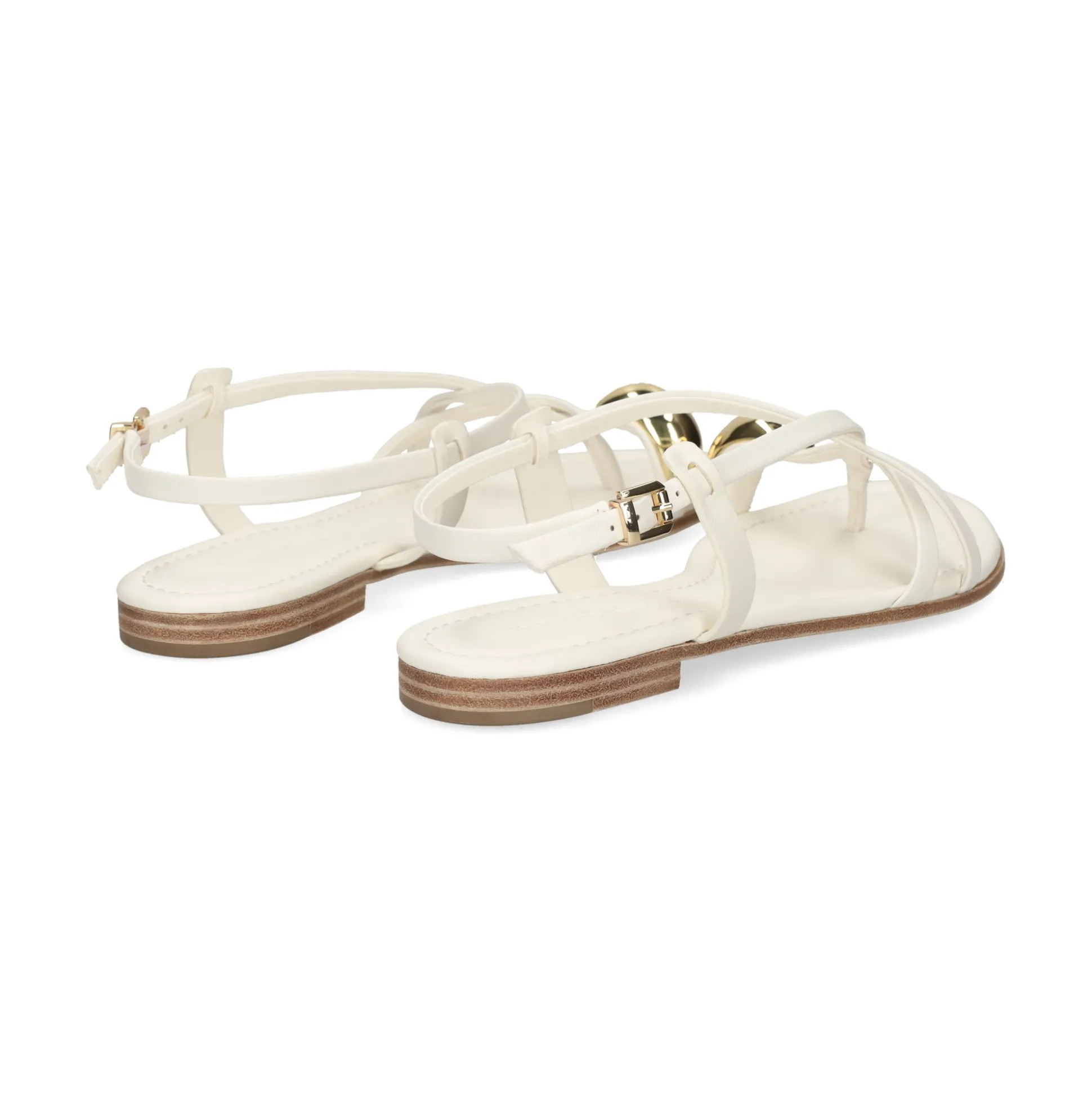 KENNEL & SCHMENGER Sandalias planas de Mujer 51-95100 223 BUTTER/GOLD