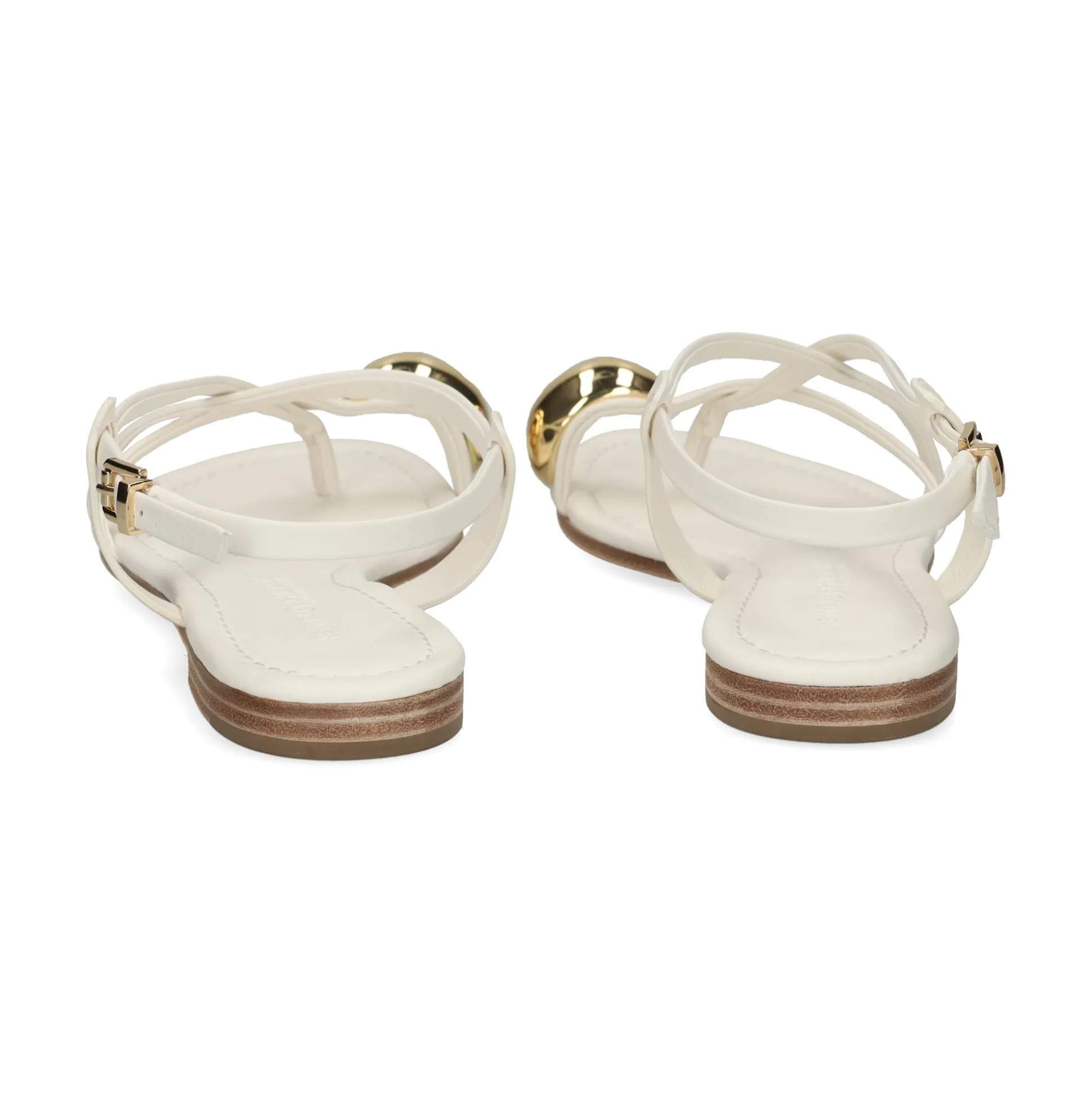 KENNEL & SCHMENGER Sandalias planas de Mujer 51-95100 223 BUTTER/GOLD