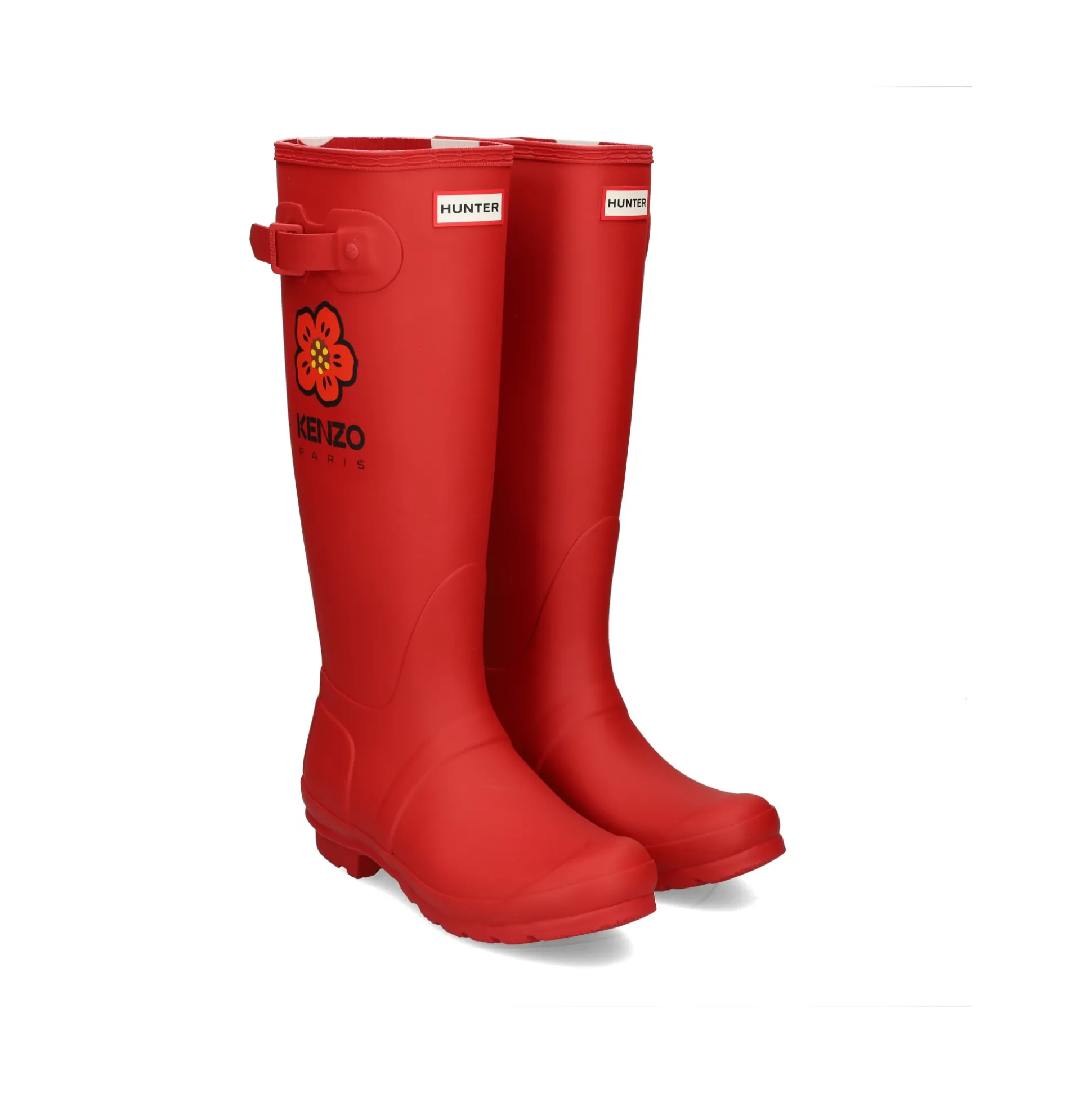 KENZO Botas planas de Mujer FD62BT901R91 21 MEDIUM RED