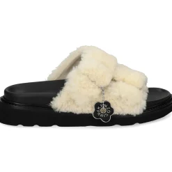 KENZO Sandalias planas de Mujer FE62MU041L63 03 ECRU