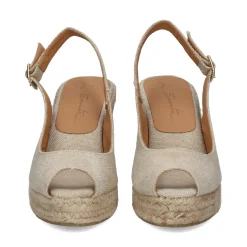 LA SANTA Zapatos cuña 23YU168-01 BEIGE