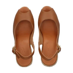 LA SANTA Zapatos cuña 23YU168 CAMEL