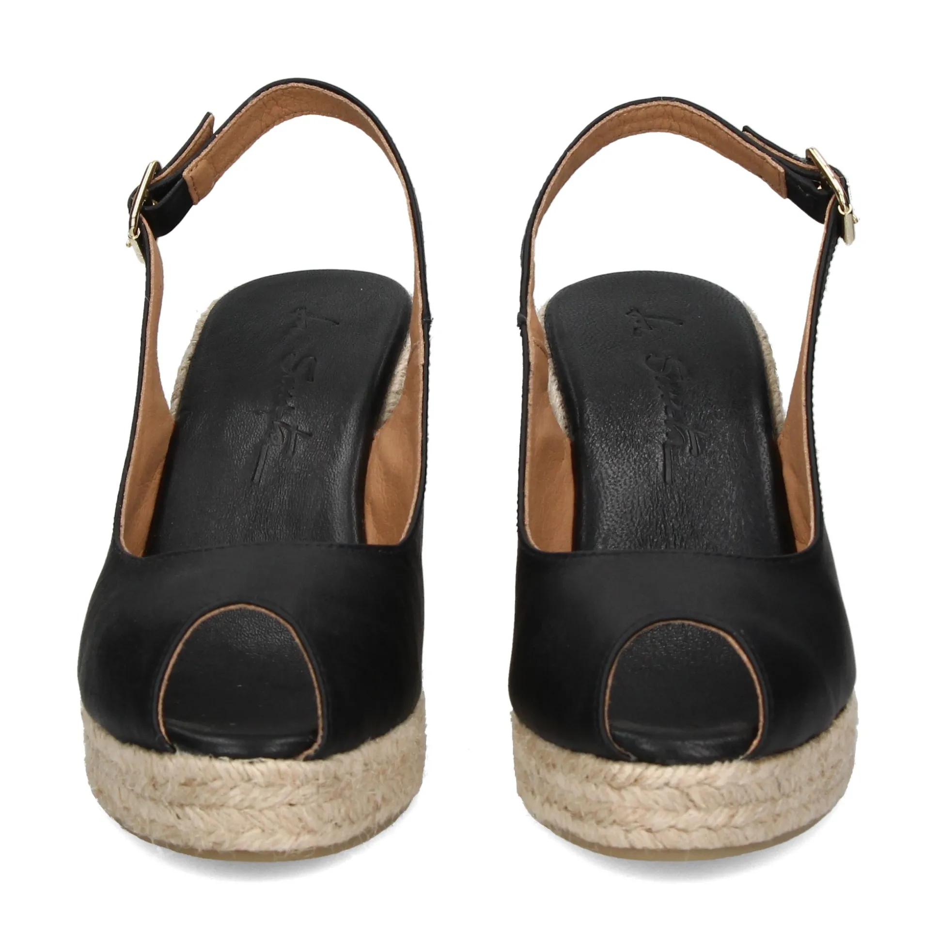 LA SANTA Zapatos cuña 23YU168 NEGRO