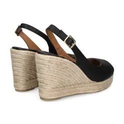 LA SANTA Zapatos cuña 23YU168 NEGRO