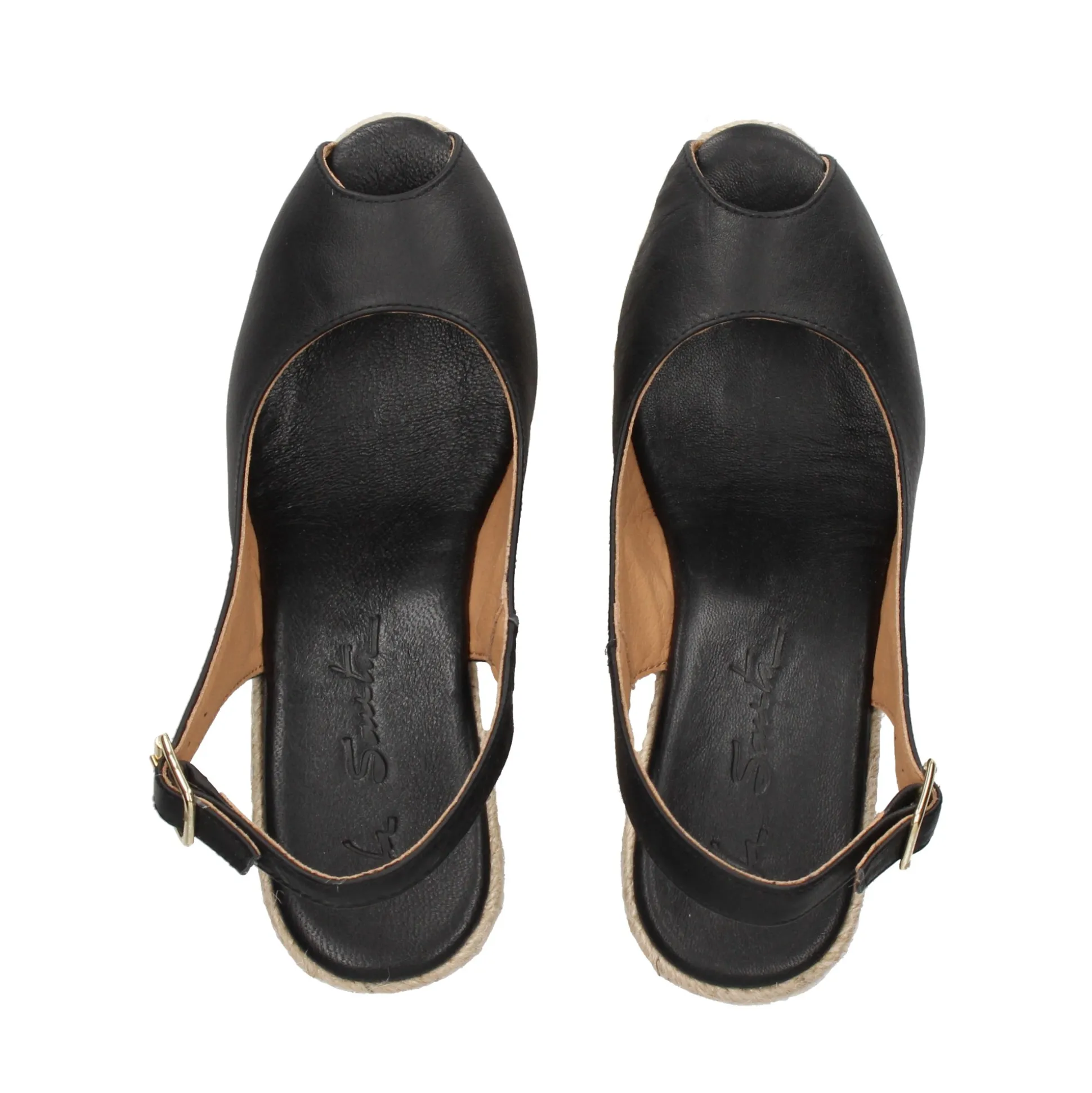 LA SANTA Zapatos cuña 23YU168 NEGRO