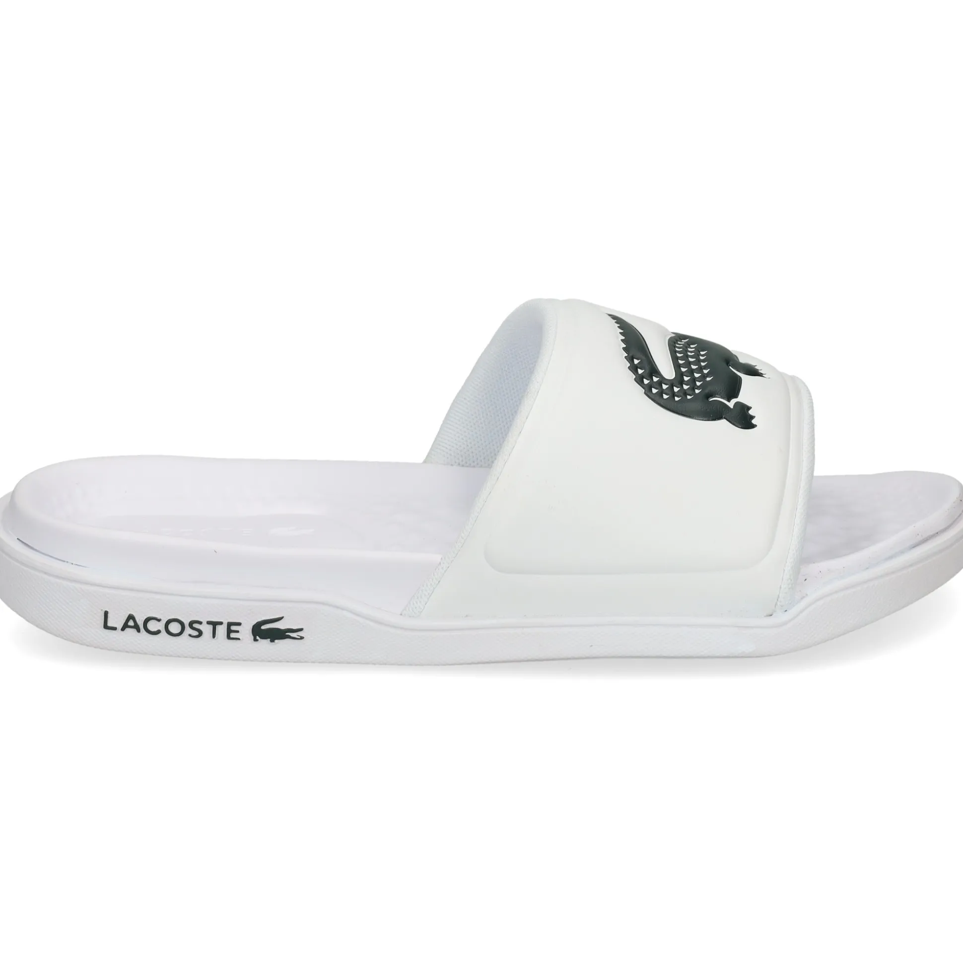 LACOSTE Sandalias planas de Mujer 43CFA1001 1R5 WHT/DK GRN
