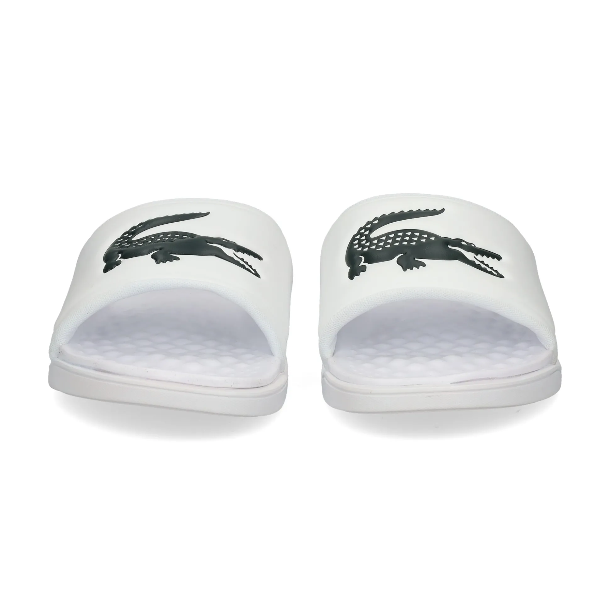 LACOSTE Sandalias planas de Mujer 43CFA1001 1R5 WHT/DK GRN