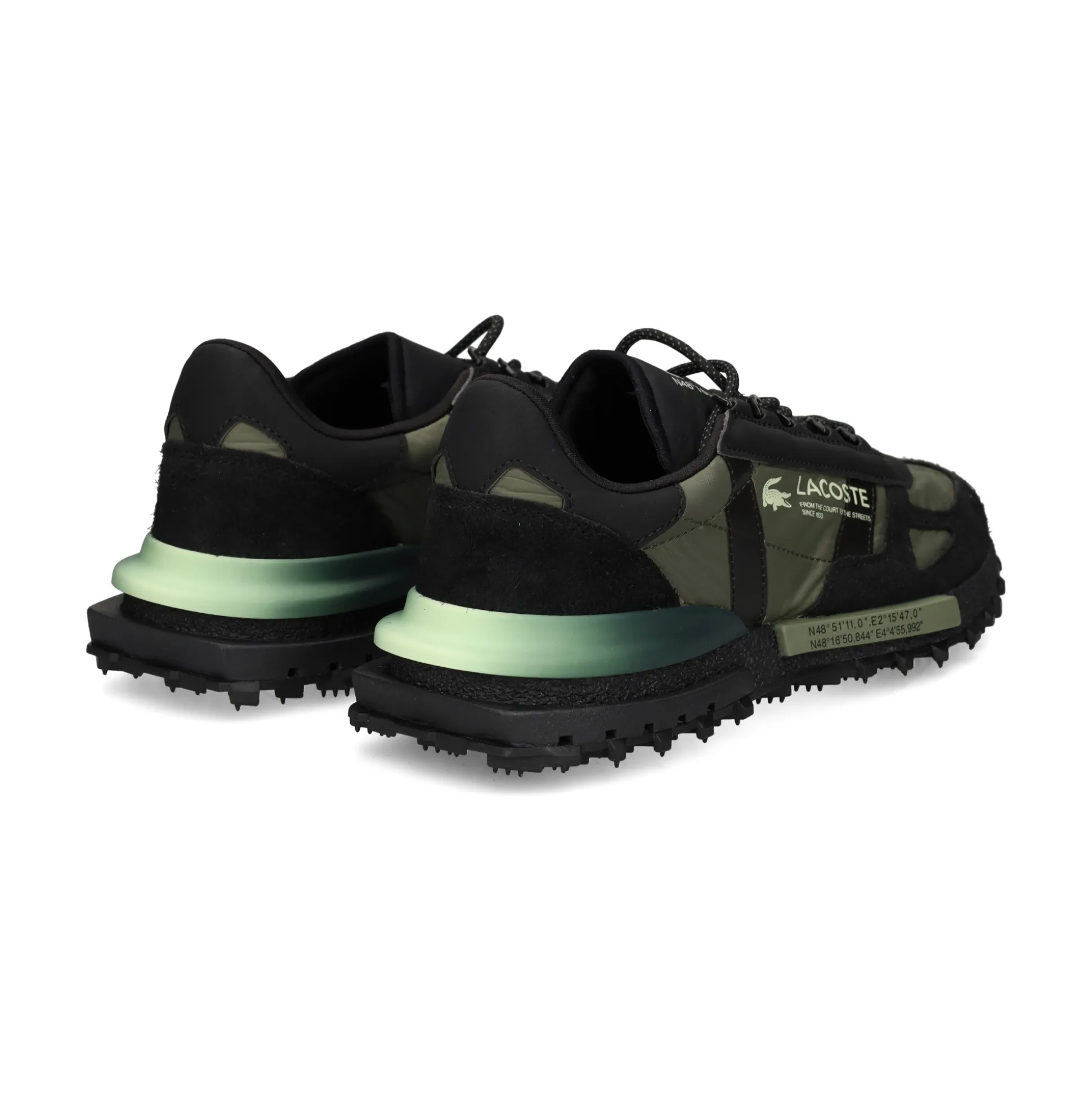 LACOSTE Zapatillas de Hombre 50SMA0080 2J9 BLK/LT GRN