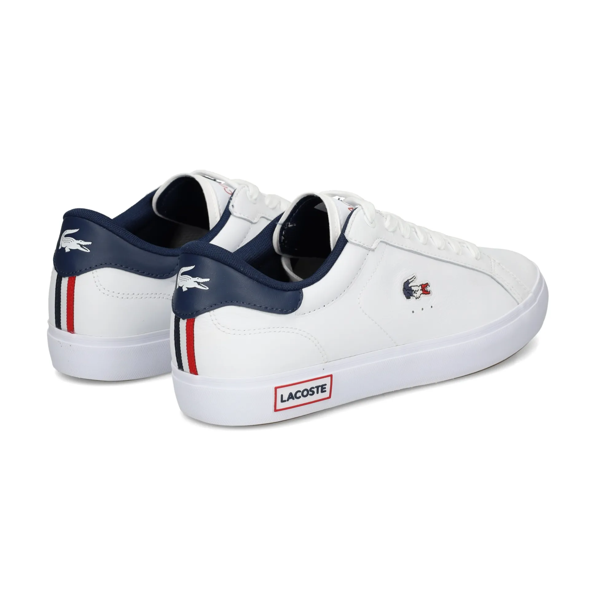 LACOSTE Zapatillas de Hombre 43SMA0034 407 WHT/NVY/RED