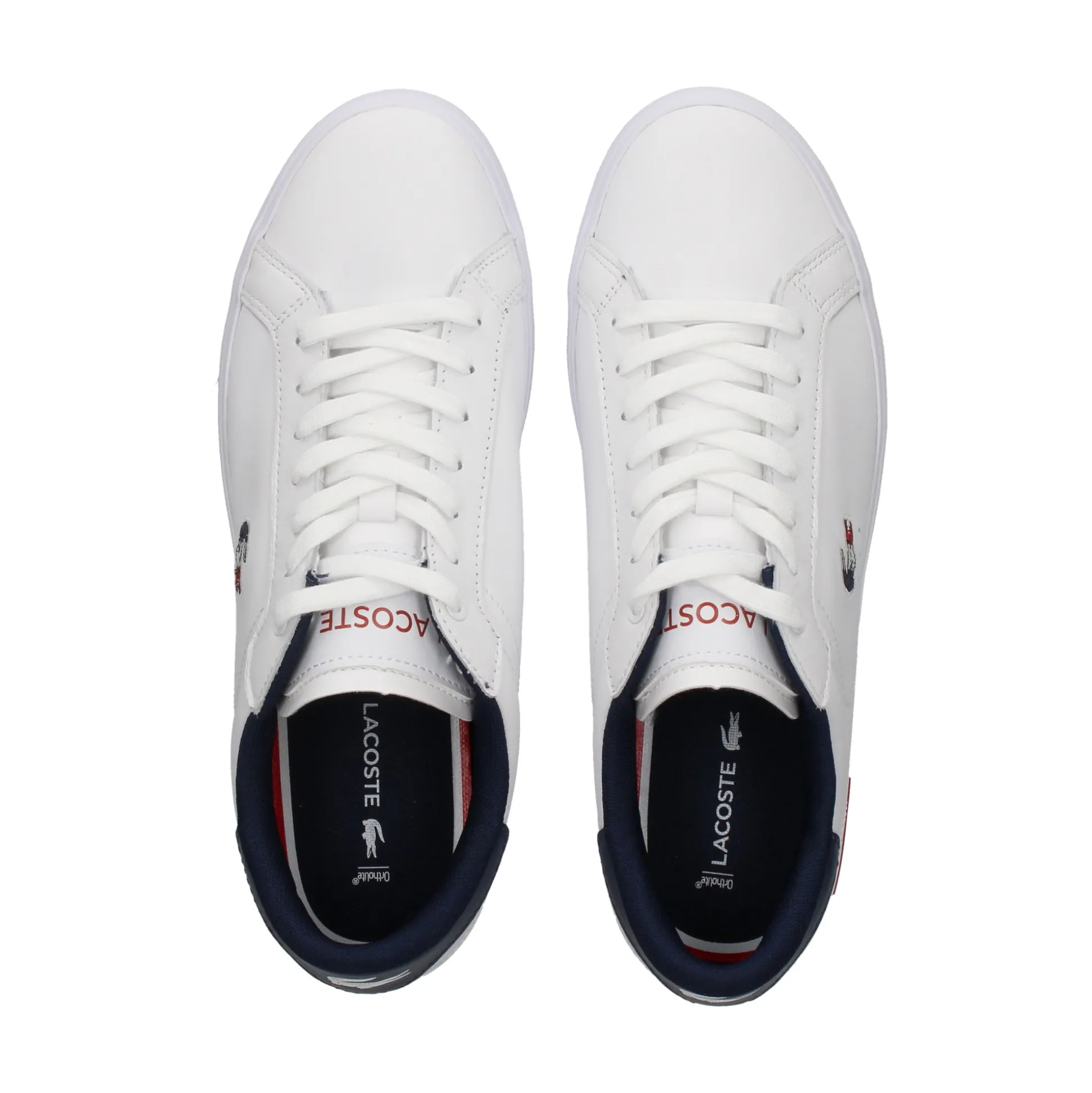 LACOSTE Zapatillas de Hombre 43SMA0034 407 WHT/NVY/RED